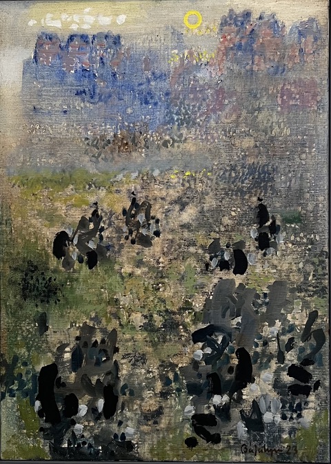 Olie på lærred / Oil on canvas. 70 x 50 cm.
