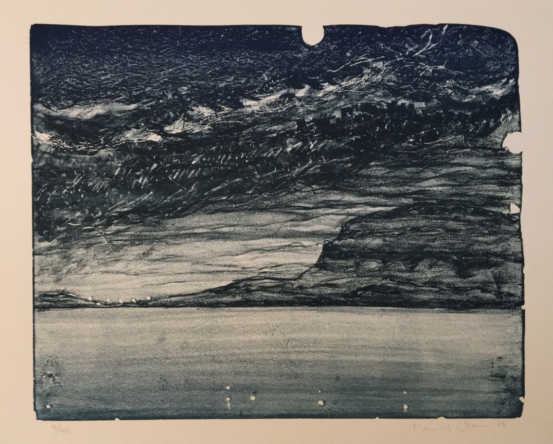 Marius Olsen. Litografi. 28 x 35 cm. (uden ramme). Nr. 7