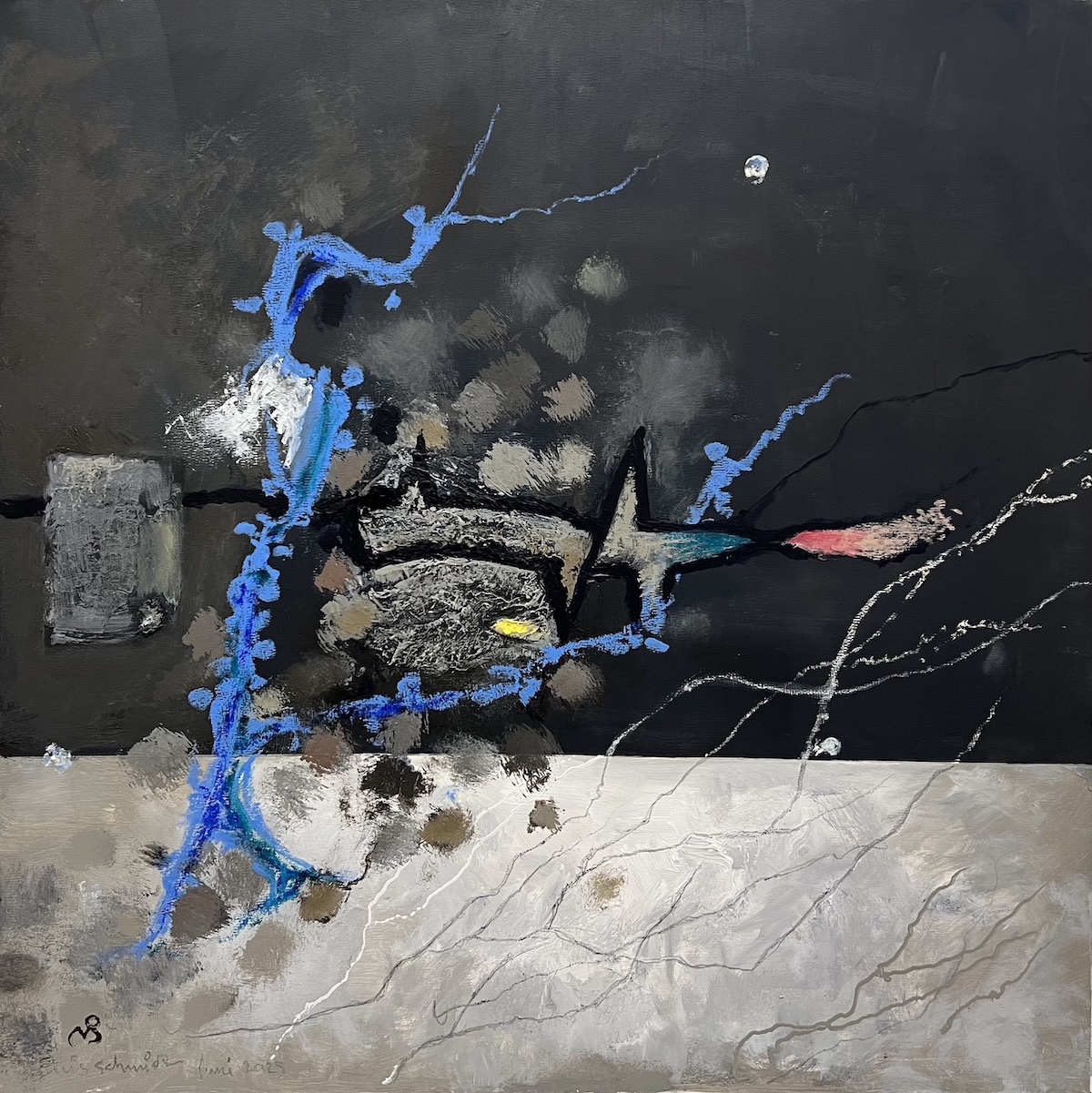 “Nye tider” 5/27. Maleri på lærred. 80 x 80 cm. IMG 9601