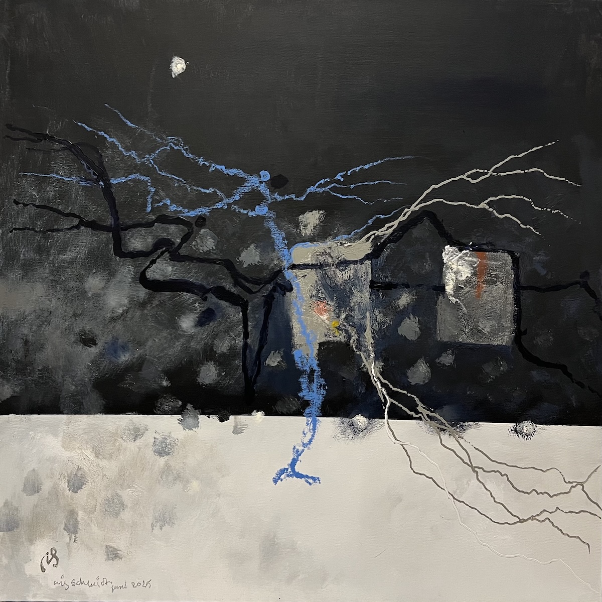 “Nye tider” 7/27. Maleri på lærred. 80 x 80 cm. IMG 9607