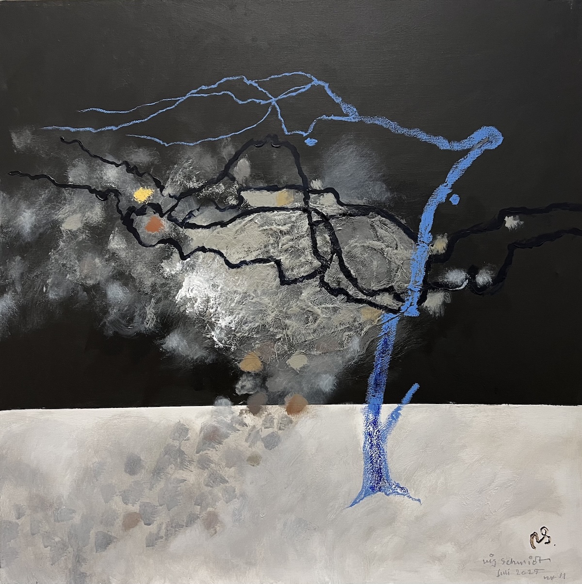 “Nye tider” 11/27. Maleri på lærred. 80 x 80 cm. IMG 9619