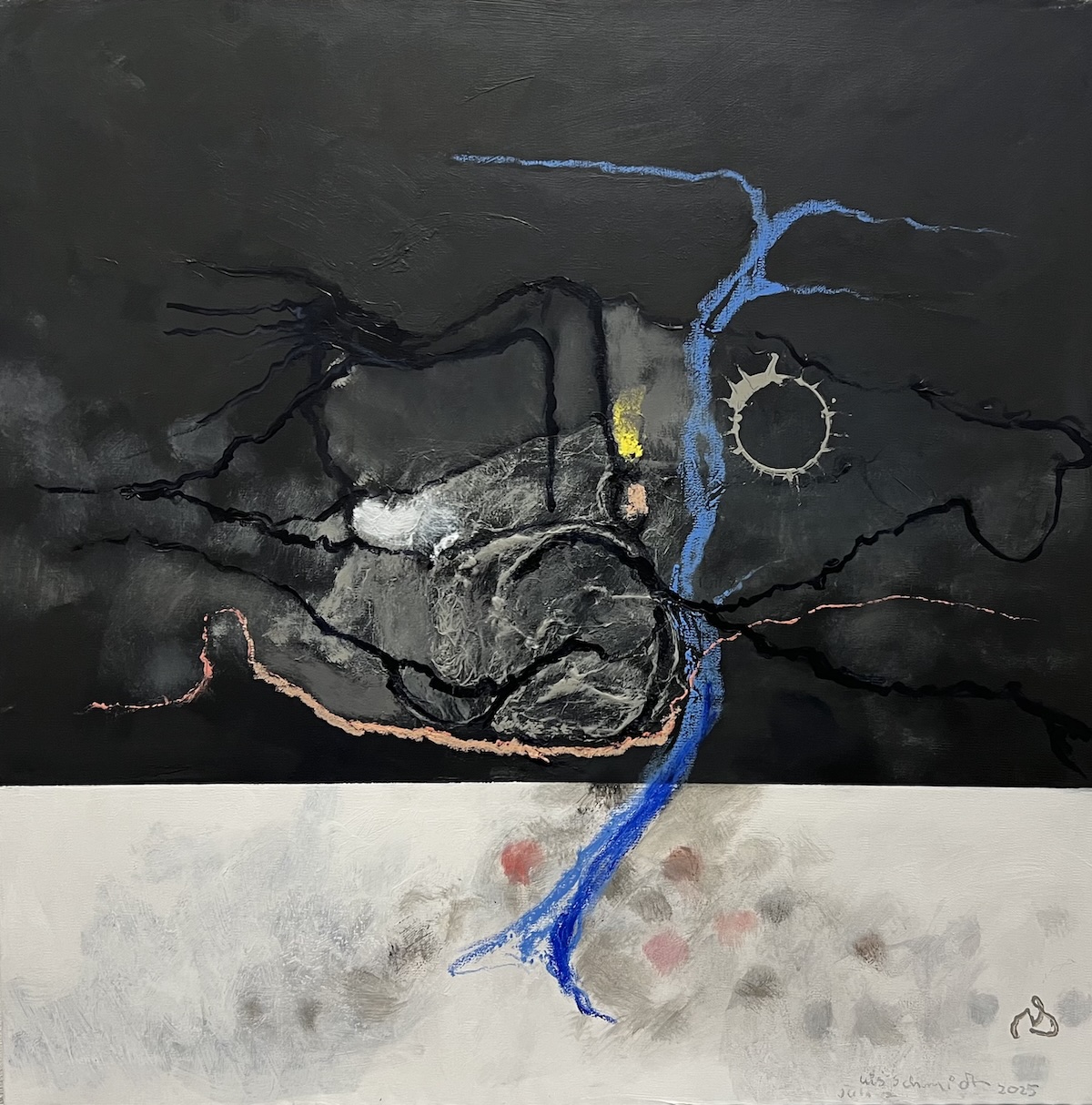 “Nye tider” 12/27. Maleri på lærred. 80 x 80 cm. IMG 9622