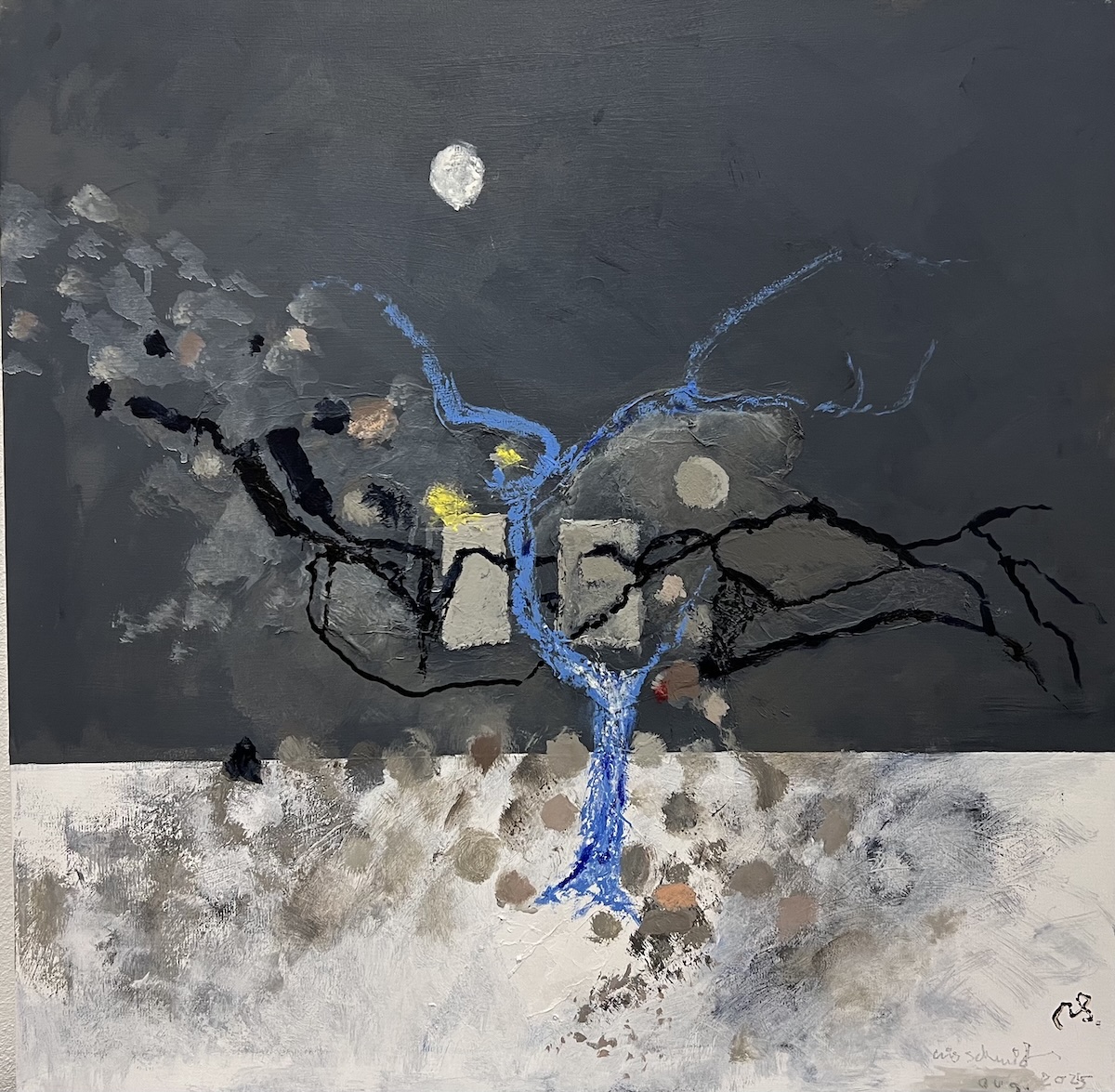 “Nye tider” 22/27. Maleri på lærred. 80 x 80 cm. IMG 9658