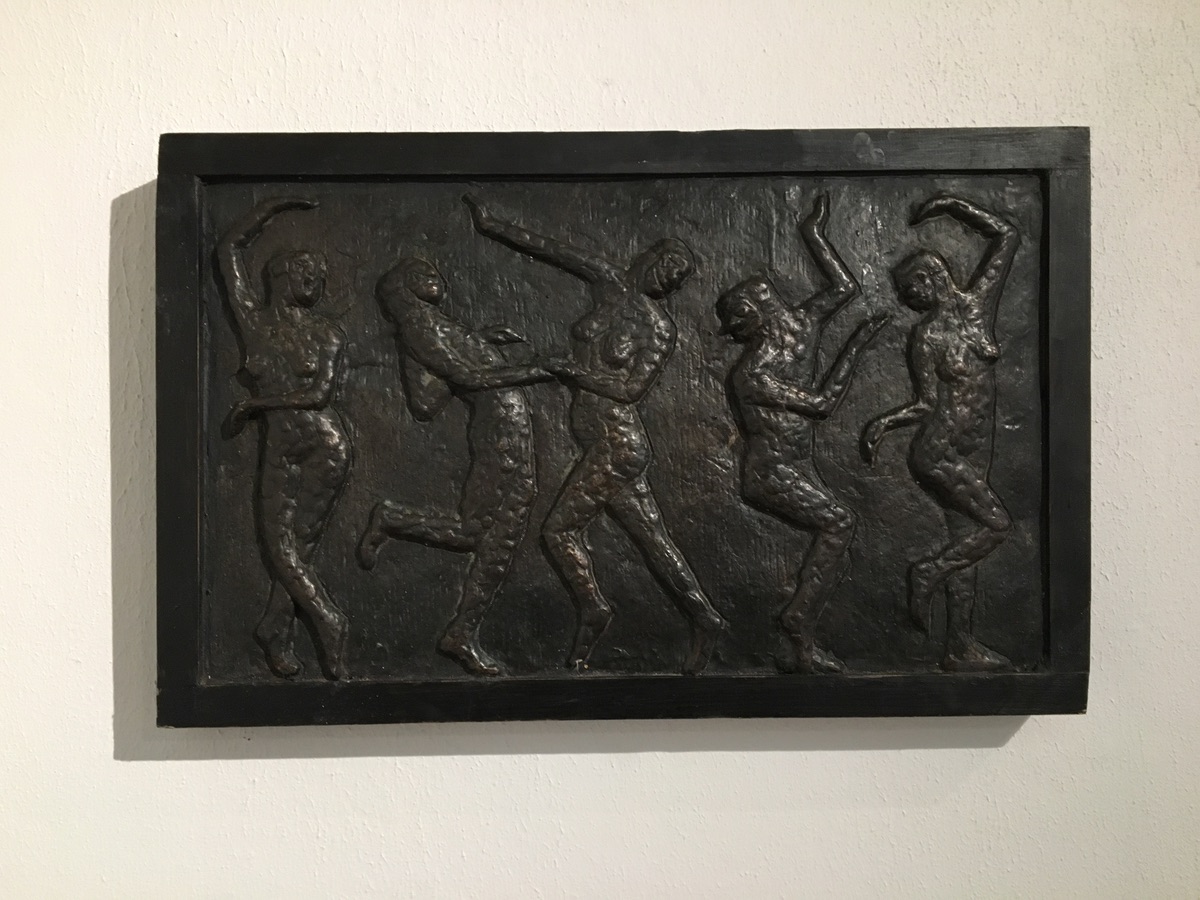 Poul Jepsen. “Maskebal”. Relief. Bronze.