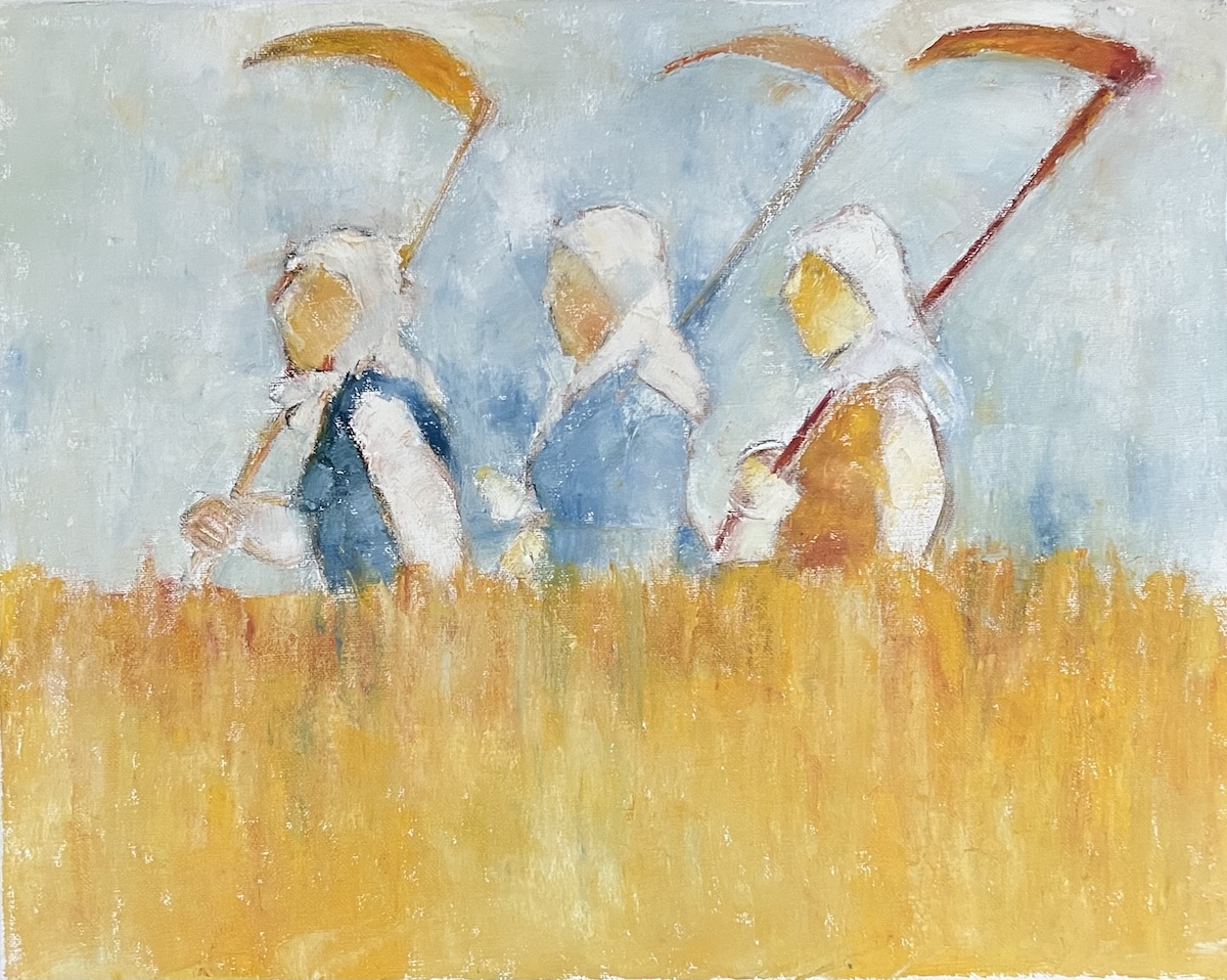 “Hyldest til Skagen”. Maleri på lærred / Paint on canvas. 40 x 60 cm.