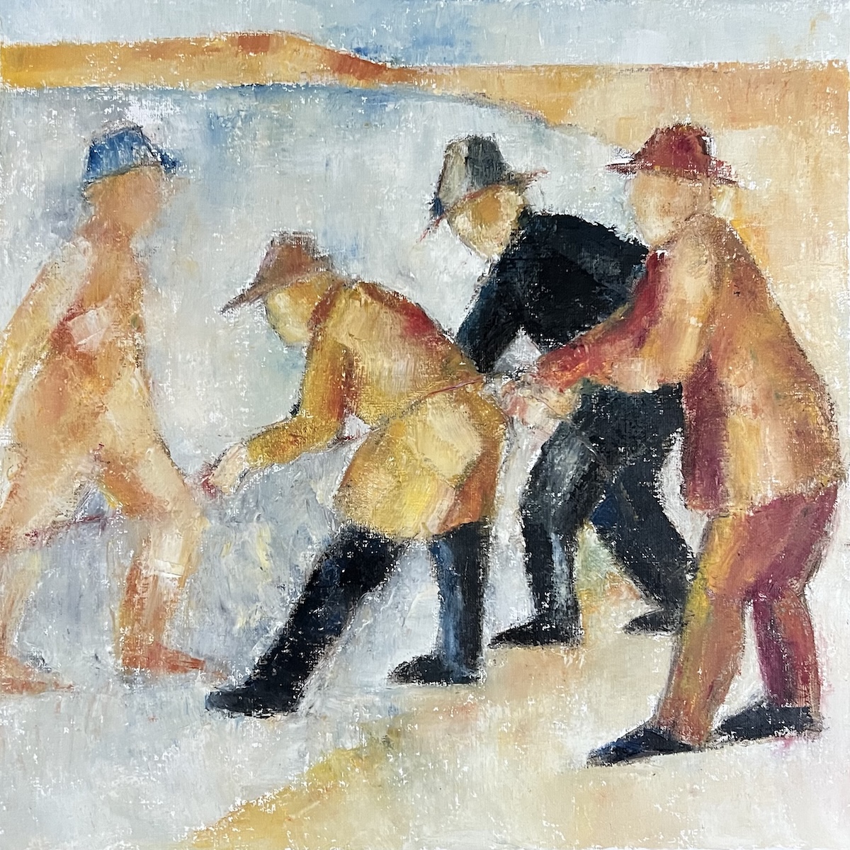 “Hyldest til Skagen”. Maleri på lærred / Paint on canvas. 50 x 50 cm.