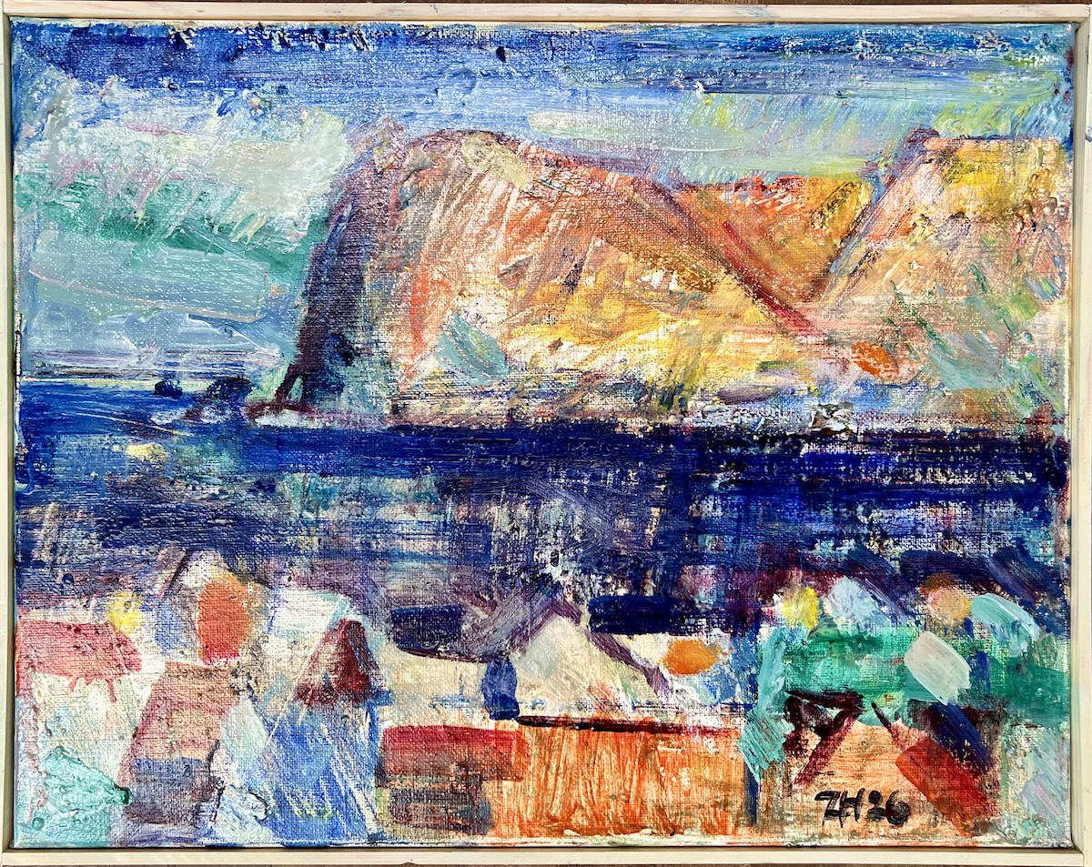 “Mikladal”. Maleri på lærred / Paint on canvas. 35 x 45 cm